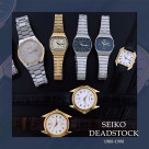 SEIKO 80's dead stock is now packed! (Limited sales)