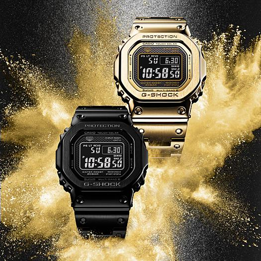 【G-SHOCK】　フルメタルモデル　BLACK&GOLD　再入荷！