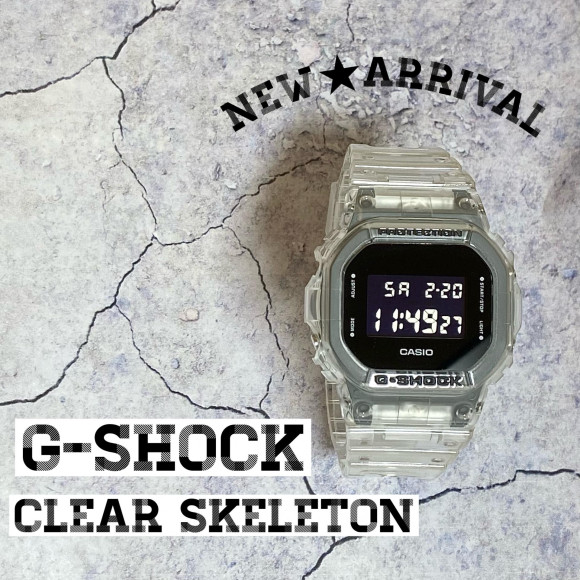 【新作】〜G-SHOCK クリアスケルトン〜