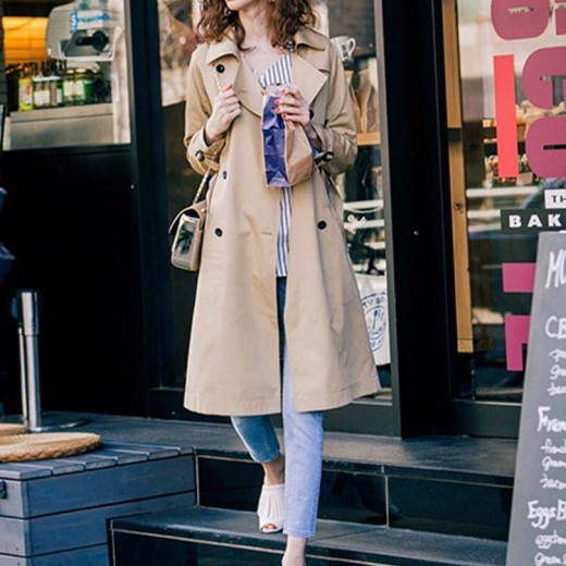春にオススメAライントレンチコート