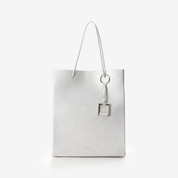 50％OFF★ショッパー風縦型トートバッグ