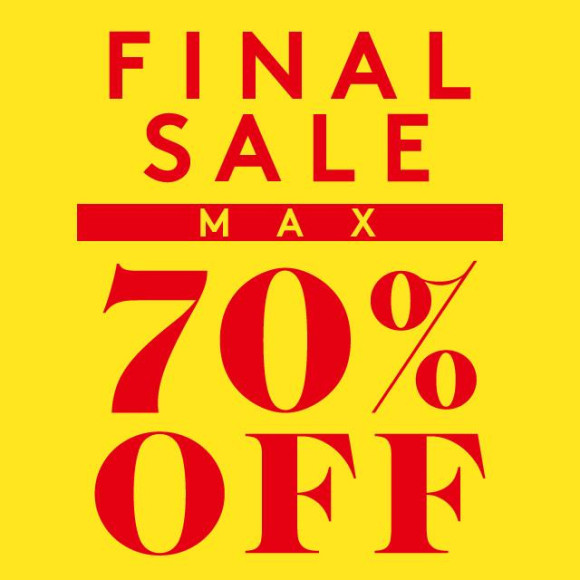 MAX70%OFF