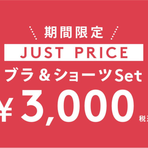 【期間限定】JUST PRICE全尺寸¥3,000