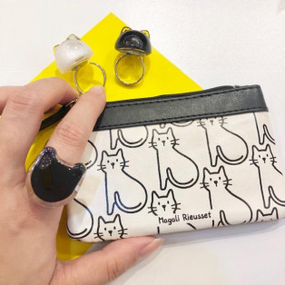 勉強運UPに！ネコ柄を！(=^・^=)