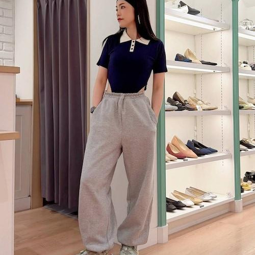 ドローコード×メッシュ厚底サン...