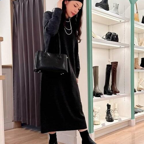 ニットドッキングヒールショート...