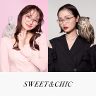 From the eyeglass brand Zoff, SWEET&CHIC, an eyewear collection composed of "SWEET" inspired by ballet cores and cool and unique "CHIC" is now available.