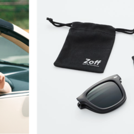 \\人気の2WAYグラス「Zoff NIGHT&DAY」がさらに便利に！フロントレンズが折りたためる「FOLDING MODEL」が新発売！//
