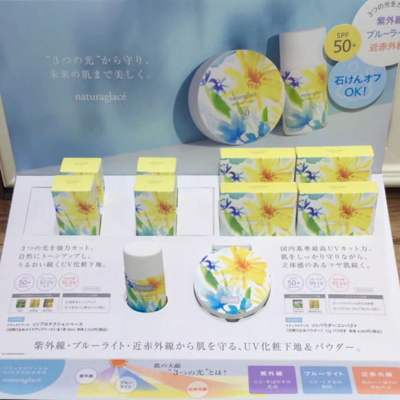 ３つの光からお肌を守る！！