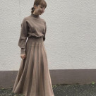 ☆Pintuck design knit dress☆