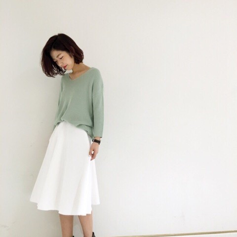 今から着れる春色♡