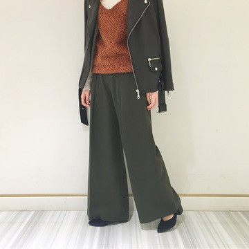 大人気☆ハイウエストワイドパンツ