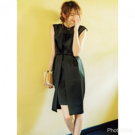 Ladyシアーgapレングスドレス