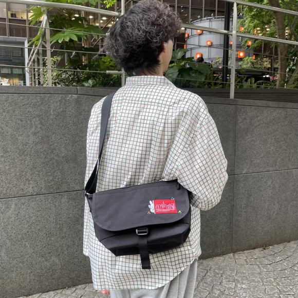 Manhattan Portage FUKUOKA【Nylon Messenger Bag JR Flap Zipper Pocket miffy】