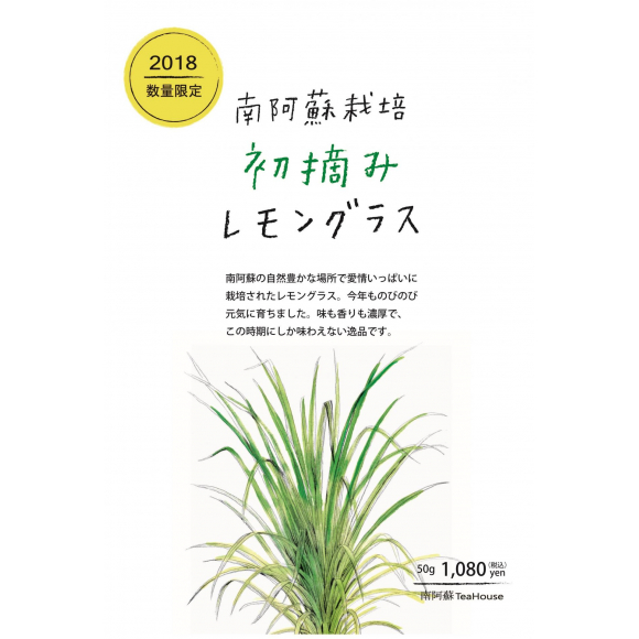 南阿蘇産の初摘みレモングラス入荷しました 南阿蘇ティーハウス ショップニュース 福岡parco パルコ