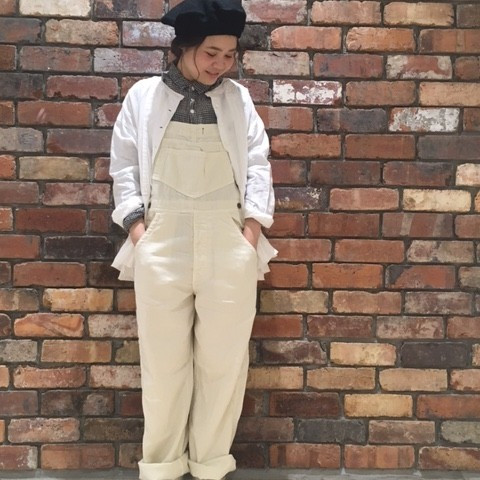 kapok*Cotton  オーバーオール！