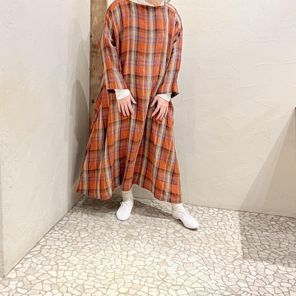 【 nest Robe 】マドラスチェック