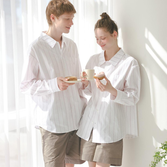 くつろげるのに洋服見え。コットン100％のリラックスセット。