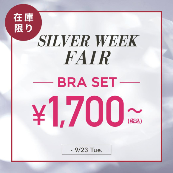 【シルバーウィークSALE】対象商品20％OFF！ブラセット1,700円～！