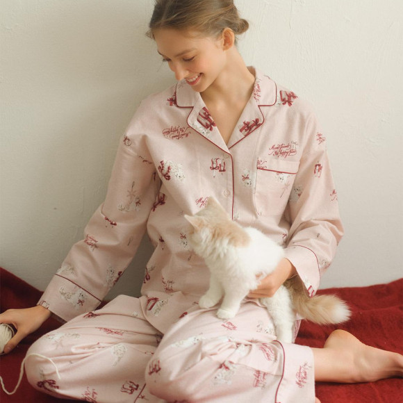 柔软柔软,100%棉兰素。可爱的小猫也温暖了心。