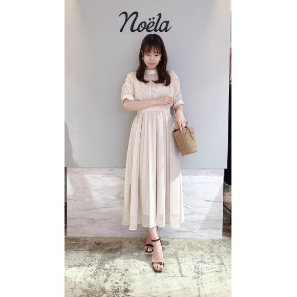 Noela♡シャイニーシアー2wayワンピースロングワンピース/マキシワンピース