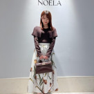 郁金香印花裙子