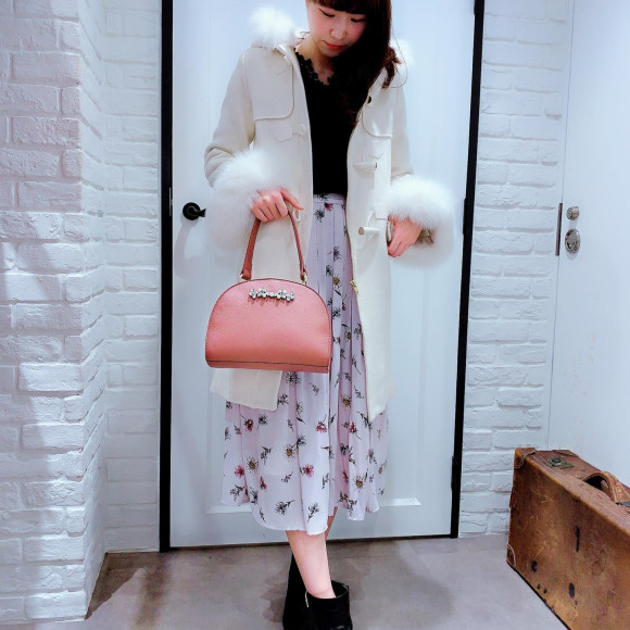 ホワイトダッフル着てみました♡
