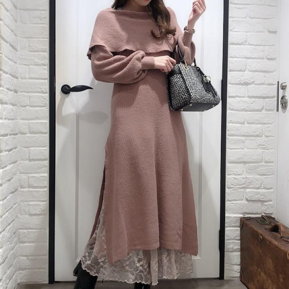 秋冬といえば！あったか可愛いニットワンピ♥︎