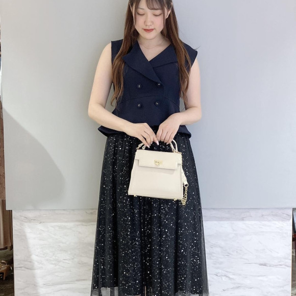 ペプラムジレ×パターンチュールスカート