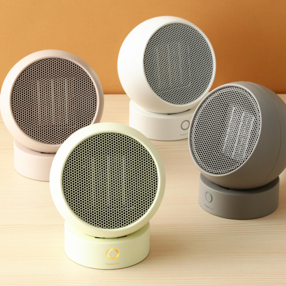 【NEW】 Compact-sized heater with a cute colony shape★