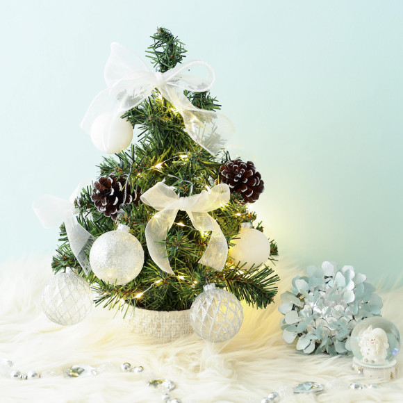 【NEW】트렌드 감 가득!리본이 다루어진 컴팩트 사이즈의 트리를 소개☆