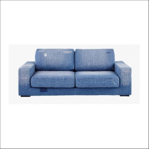 FRANKLIN SOFA DAMAGE DENIM
