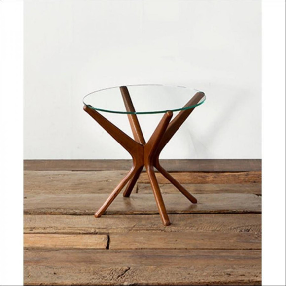 ACME TRESTLES SIDE TABLE CLR 家具