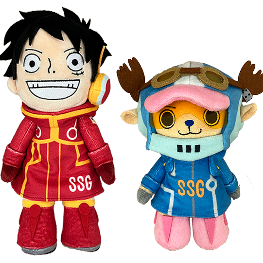 New product Luffy and chopper of egg head costume are newly added to the stuffed toy "Standrailed stuffed toy" that can be posed freely!