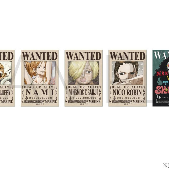 【新商品】麦わらの一味の手配書シールセットとミニメモコレクションが新登場！