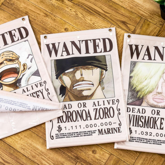 【新商品】『ONE PIECE』のルフィ、ゾロ、サンジの「海軍発行公式手配書」がかべかけ収納になって2月27日(金)に新登場！