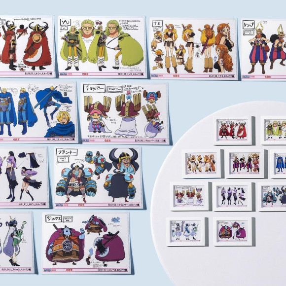 【新商品】東映アニメーションのアニメの原画や設定資料を取り扱うシリーズ「ONE PIECE ANIMATION WORKS」が新登場！エルバフ編のキャラクター設定のグッズがラインナップ！