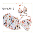 大人気花柄ビキニ♡【福岡水着　天神水着　リゾート水着　ALBOVE　ヨガ　ジム　PEAK & PINE　メンズ水着】