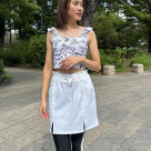 大人気☆ダンボールニット素材の可愛いスカート♡【福岡水着 天神水着 リゾート水着 ALBOVE ヨガ ジム PEAK & PINE メンズ水着】