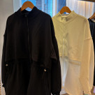 ジムやレッスンの移動着にもおすすめ！ロング丈ブルゾン♡【福岡水着　天神水着　リゾート水着　ALBOVE　ヨガ　ジム　PEAK & PINE　メンズ水着　サウナ】