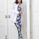 海军×棕色的颜色搭配时尚的瑜伽服♡【福冈帕尔科福冈瑜伽服天神瑜伽服福冈瑜伽天神瑜伽水陆两用福冈泳衣成人泳衣】