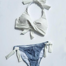 There is a swimsuit that can be worn refreshingly with denim print ♡ [Fukuoka Swimsuit Tenjin Swimsuit Resort Swimsuit ALBOVE Yoga Gym PEAK & PINE Men Swimsuit]