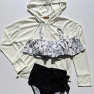 印有大量流行丝带的泳衣♡【福冈泳衣天神泳衣度假村泳衣ALBOVE瑜伽健身房PEAK&PINE Mens泳衣】