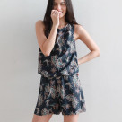 和テイストをほんのり盛り込んだ上品なオールインワン水着♡【福岡水着　天神水着　リゾート水着　ALBOVE　ヨガ　ジム　PEAK & PINE　メンズ水着】