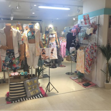 福岡・天神地区☆リゾート水着ショップPEAK&PINE福岡パルコ本館7階★リゾート水着・メンズ水着お取り扱い中です！