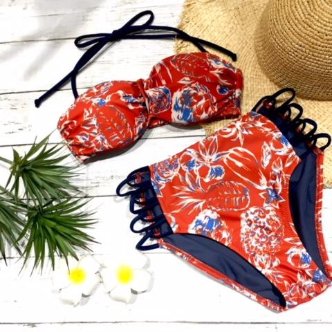 福岡・天神リゾート　水着ショップ　PEAK&PINE福岡パルコ☆パイナップル柄水着で最＆高の夏をっ☆＝