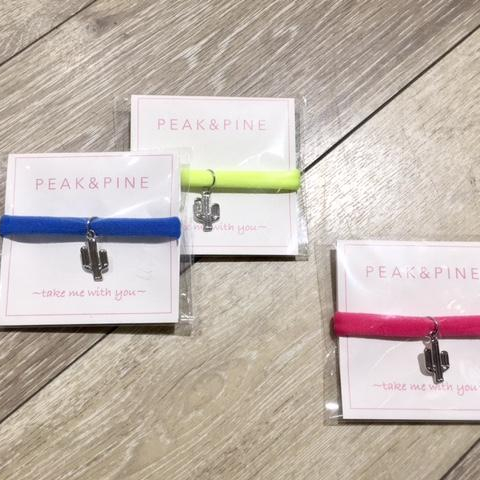 福岡・天神リゾート　水着ショップ　PEAK&PINE福岡パルコ☆ワンポイントアクセや友達とお揃いにしても楽しめるチャーム付きブレスレット♪♪