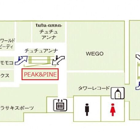 福岡・天神リゾート　水着ショップ　PEAK&PINE福岡パルコ☆1月25日より本館６階に移動のお知らせ★