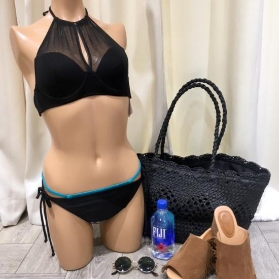 福岡・天神リゾート　水着ショップ　PEAK&PINE福岡パルコ☆シースルーハイネックスタイルで大人キレイをっ♪