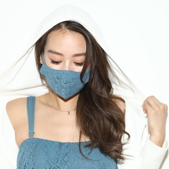  福岡・天神リゾート　水着ショップ　PEAK&PINE　福岡パルコ店☆ 春先にも♪レースマスクでオシャレにコーデ！